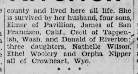 Clipping from Casper Morning Star